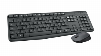 Logitech MK235 RF Draadloos QWERTY US International Grijs