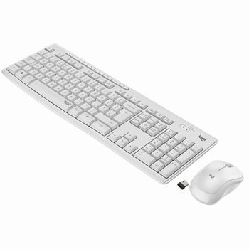 Logitech Silent Wireless Combo MK295 White