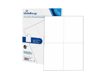 MediaRange Multipurpose Labels 105x148mm White