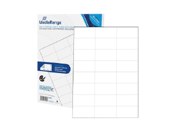 MediaRange Multi Purpose Labels 70x37 White