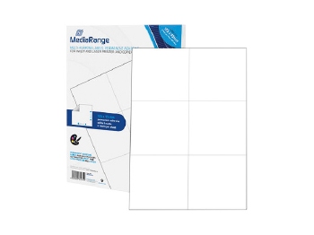 MediaRange Multi Purpose Labels 105x99mm White
