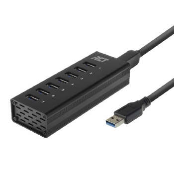 ACT USB Hub met Power Supply 7 port
