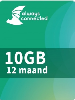 Always Connected 10GB Databundel 12 maanden
