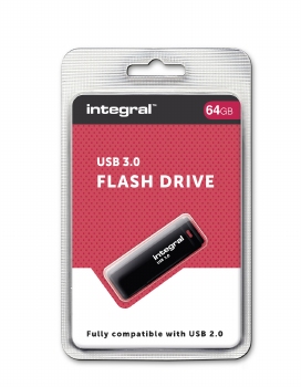 Integral USB 3.0 Flash Drive 64GB