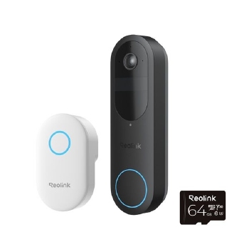 Reolink Batterij Video Doorbell +Chime 64GB sd card