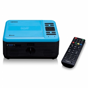 Lenco LCD Projector met DVD-speler en Bluetooth® Blue