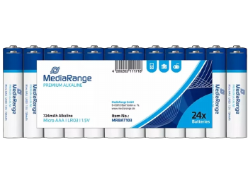MediaRange Micro AAA LR03 1.5V 24 stuks