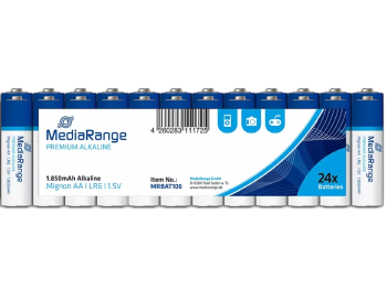 MediaRange Mignon AA LR6 1.5v 24 stuks