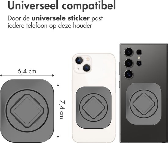 Accezz EasyLock telefoonhouder Fiets Universeel