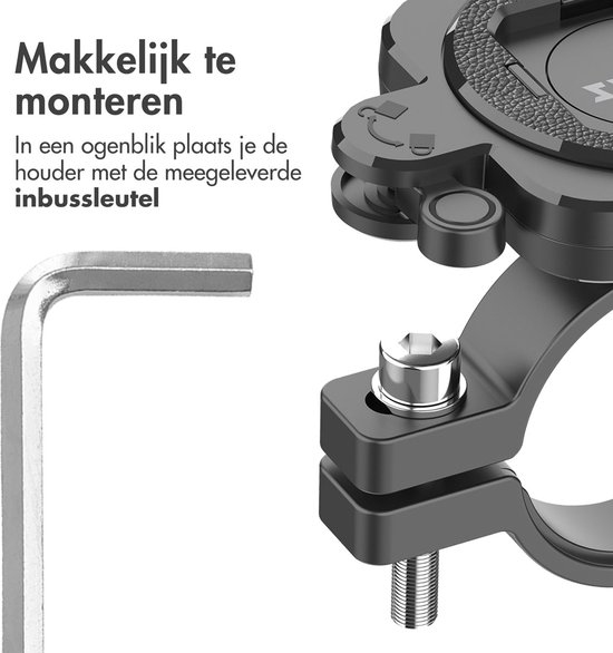 Accezz EasyLock telefoonhouder Fiets Universeel