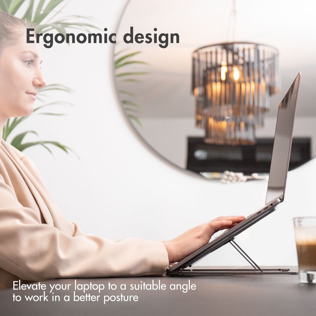 Accezz Laptop Standaard Verstelbaar en opvouwbaar