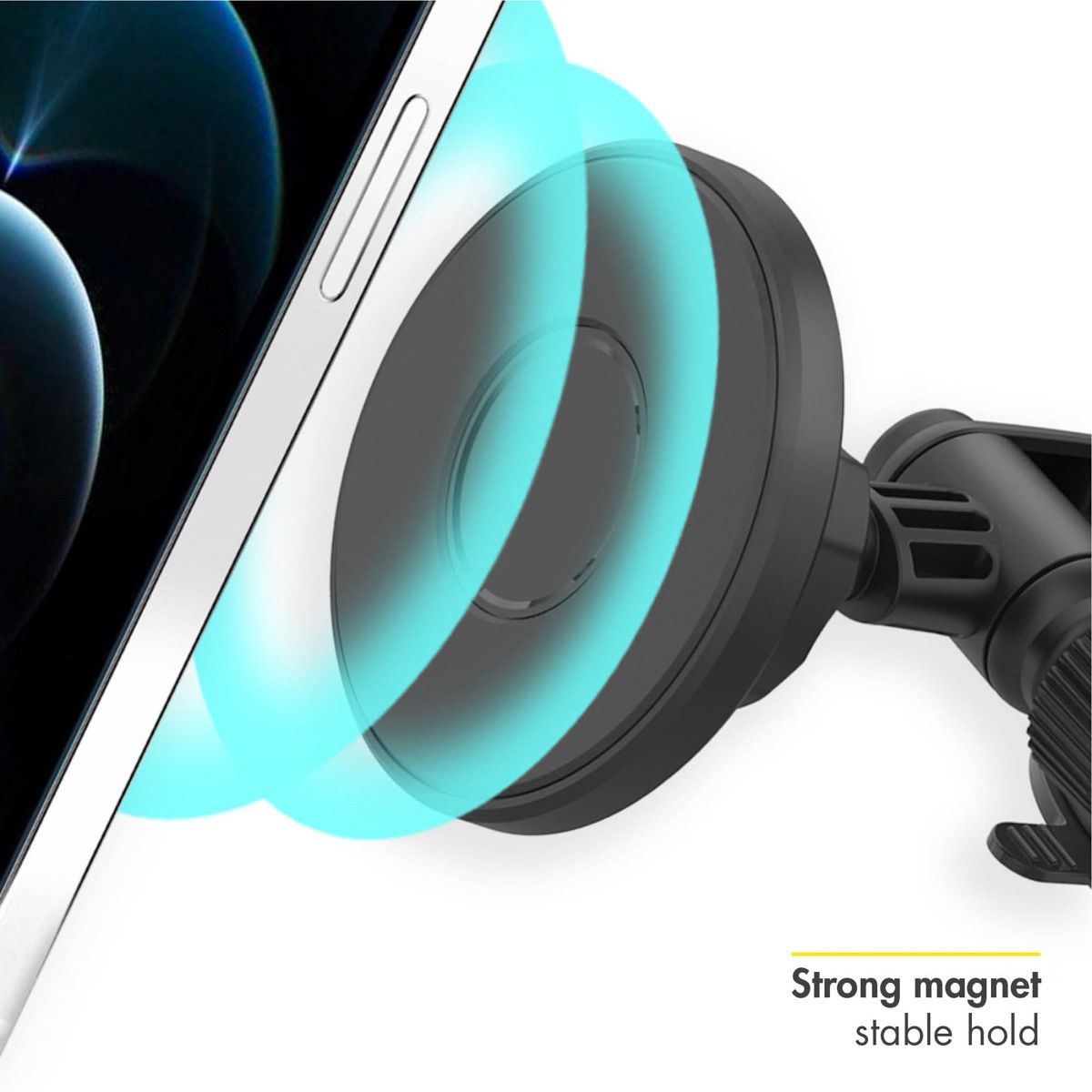 Accezz MagSafe Car Holder Dashboard en Voorruit houder