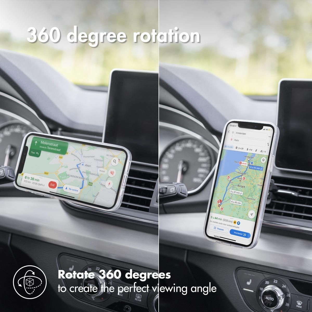 Accezz MagSafe Car Holder Ventilatierooster