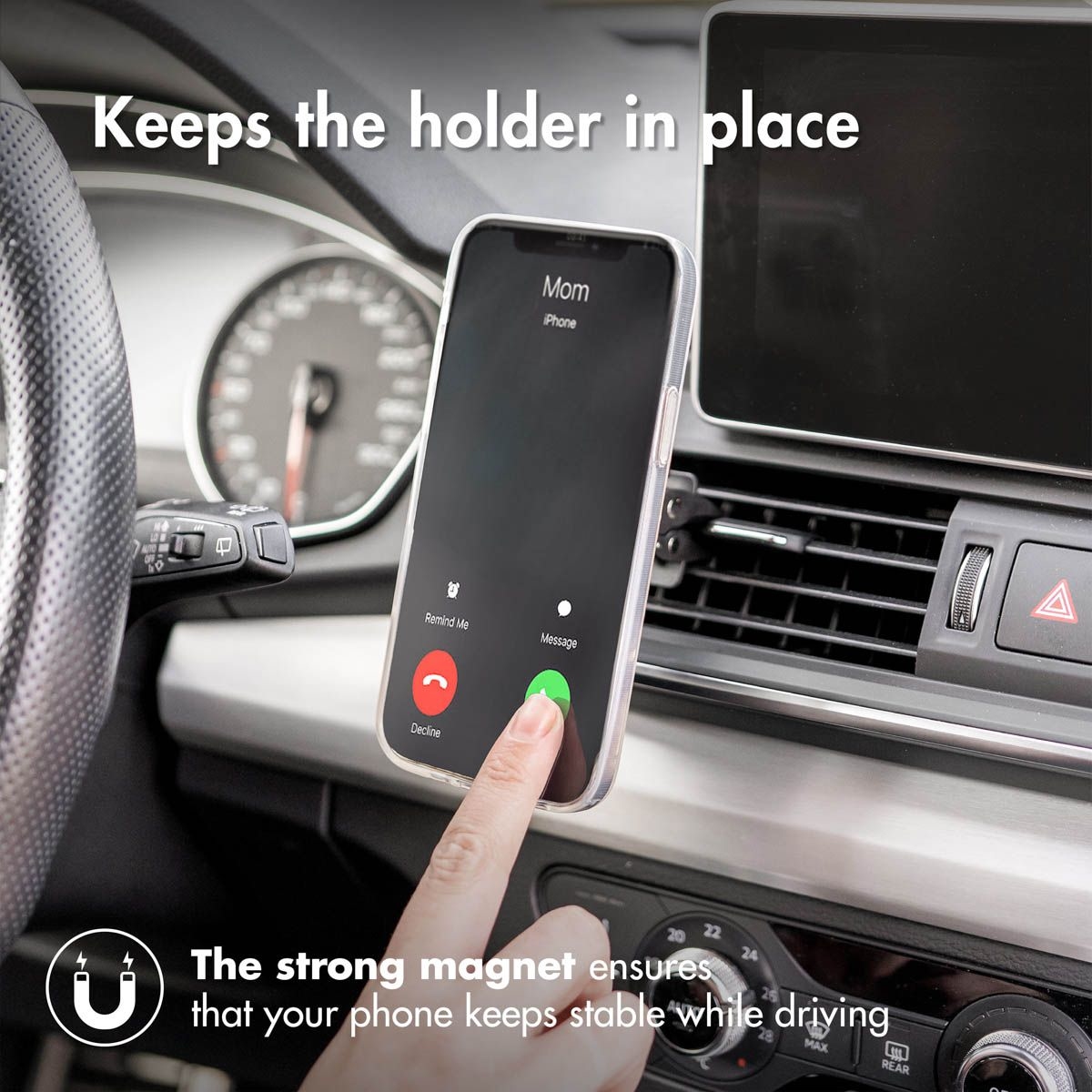 Accezz MagSafe Car Holder Ventilatierooster