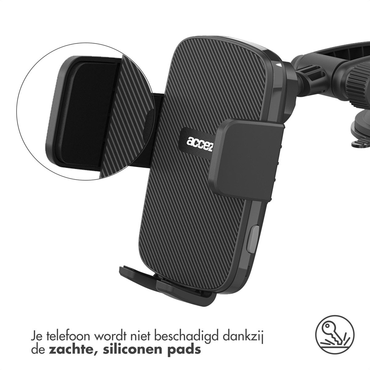 Accezz Telefoonhouder Auto Dashboard/Window Mount