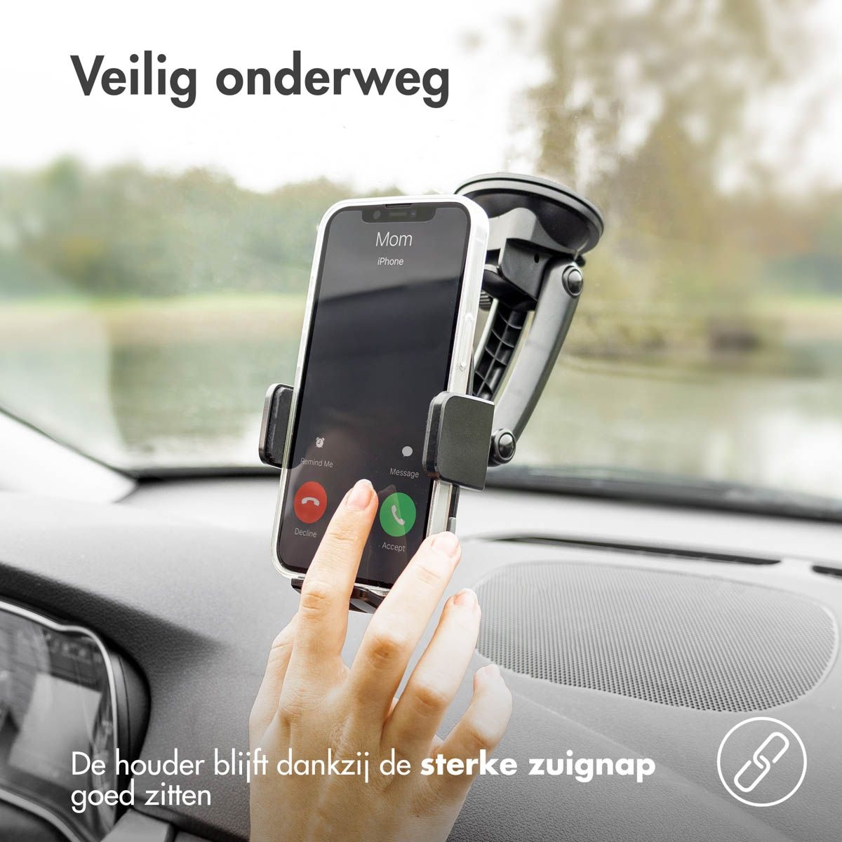 Accezz Telefoonhouder Auto Dashboard/Window Mount