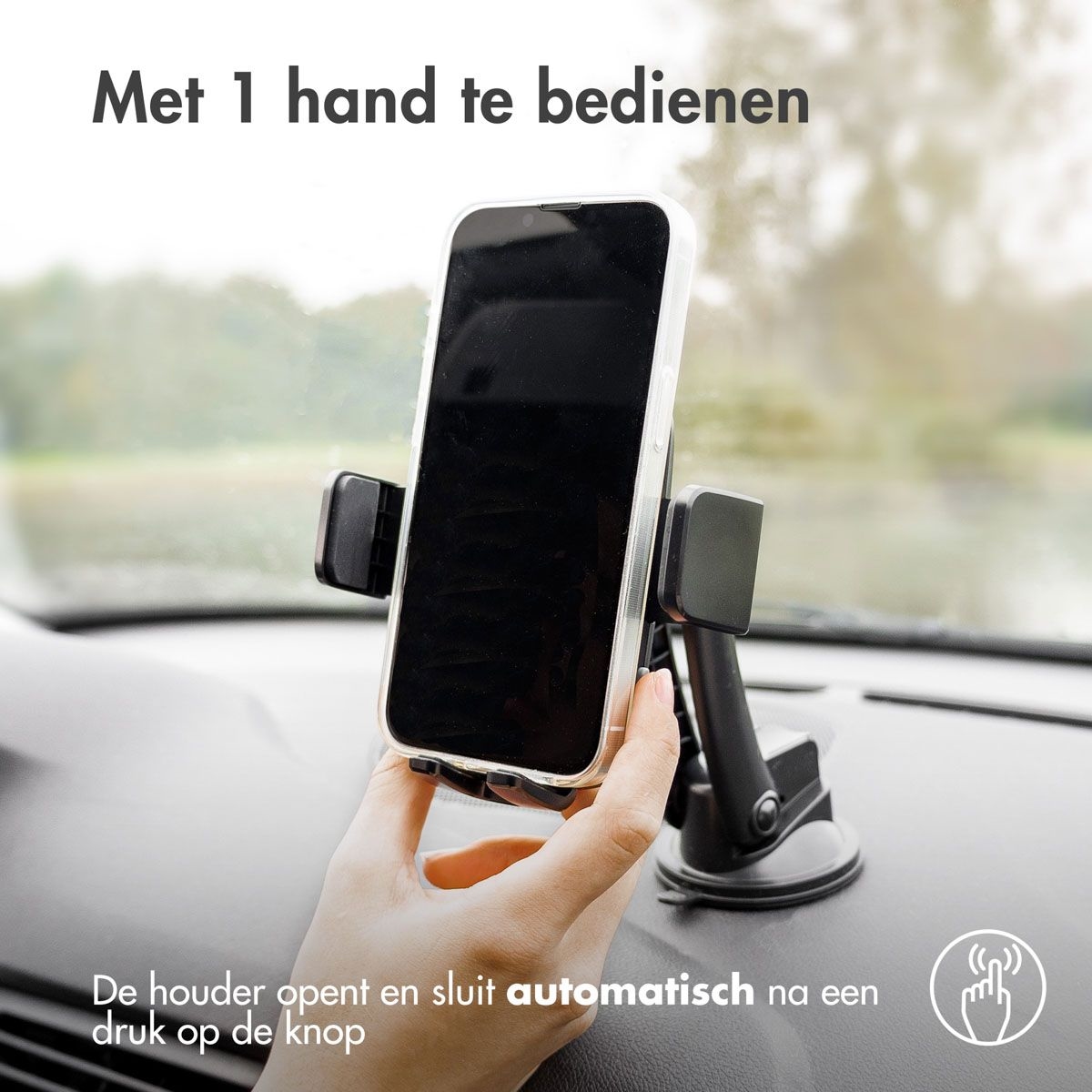 Accezz Telefoonhouder Auto Dashboard/Window Mount