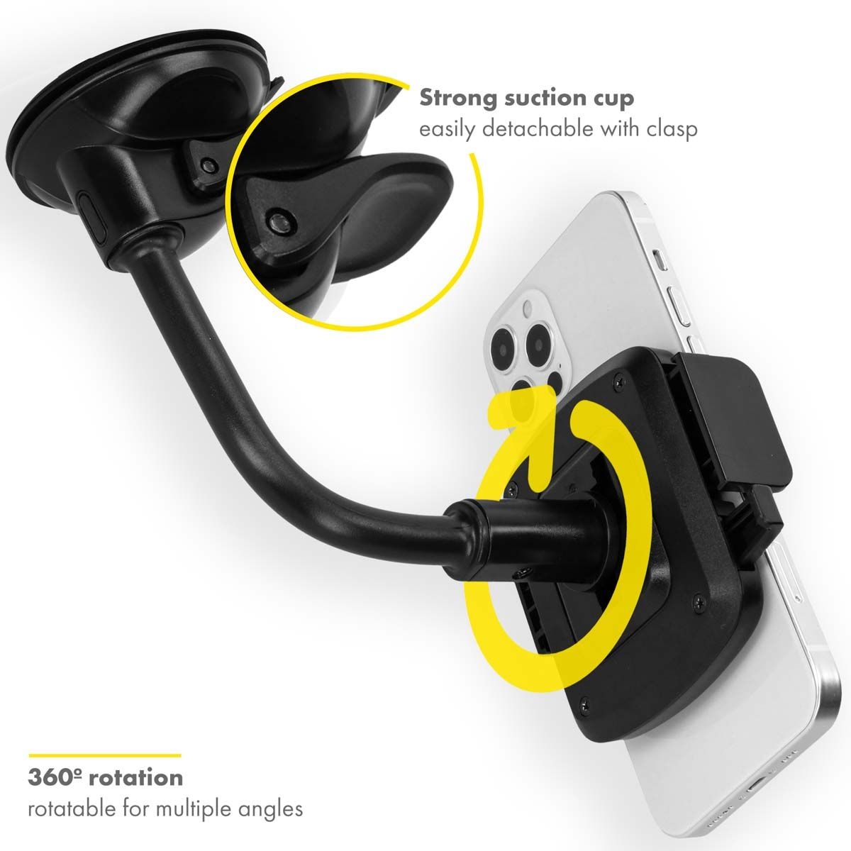 Accezz Telefoonhouder auto Universeel Voorruit