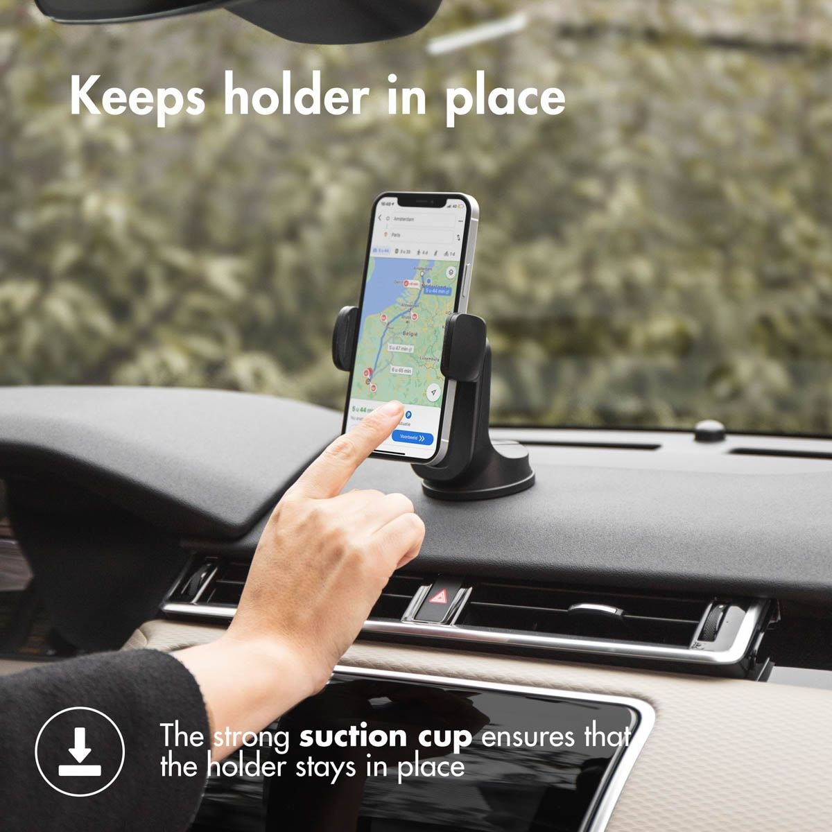 Accezz Telefoonhouder auto verstelbaar