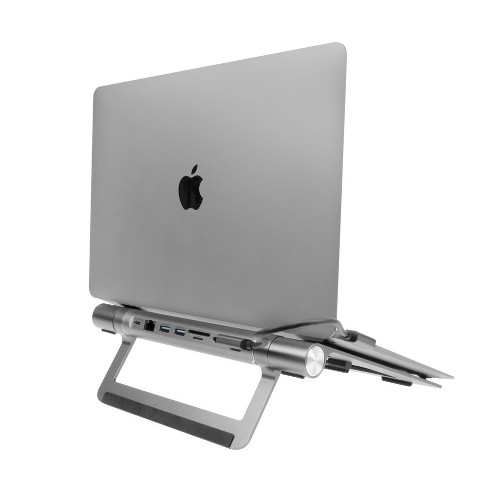 ACT Laptop standaard met afneembaar dockingstation
