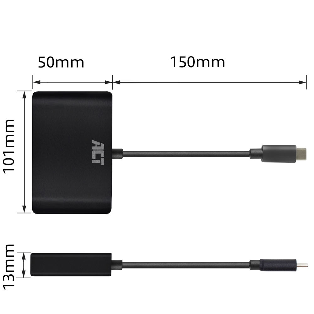 ACT USB-C 4K Multiport Adapter