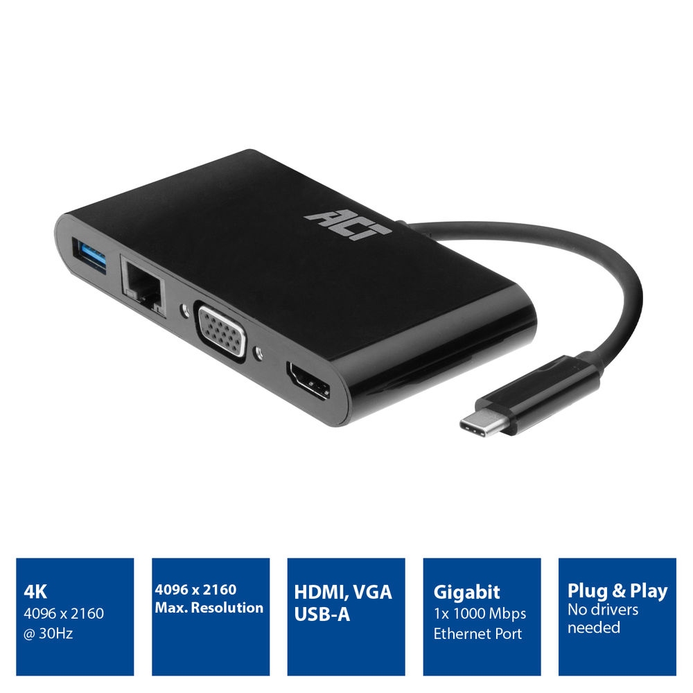 ACT USB-C 4K Multiport Adapter