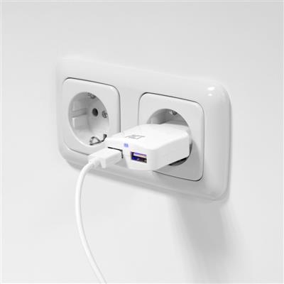 ACT USB Fast Charger 2 Port Smart Charging