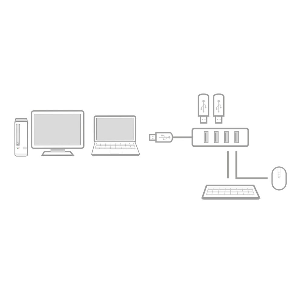 ACT USB Hub 4 Port