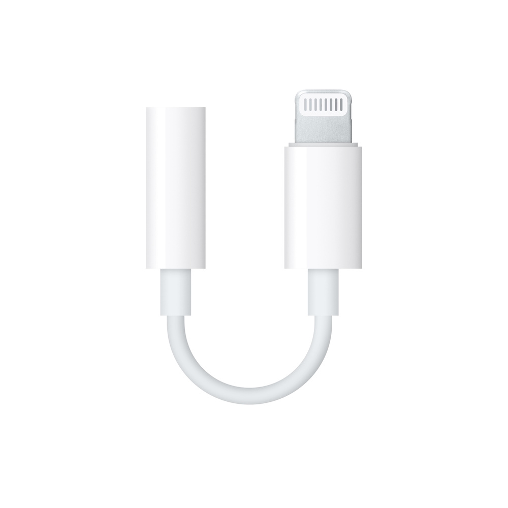 Apple Lightning to 3,5 mm Headphone Jack Adapter (MMX62ZM/A)