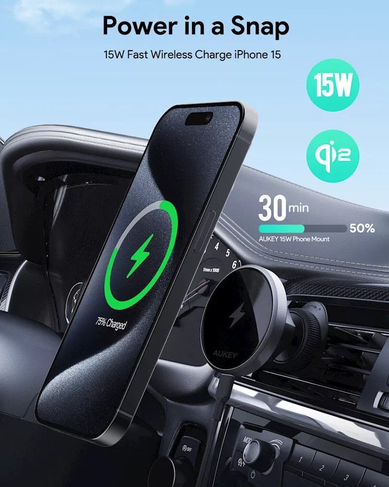 Aukey MagFusion Dash MagSafe Phone Mount