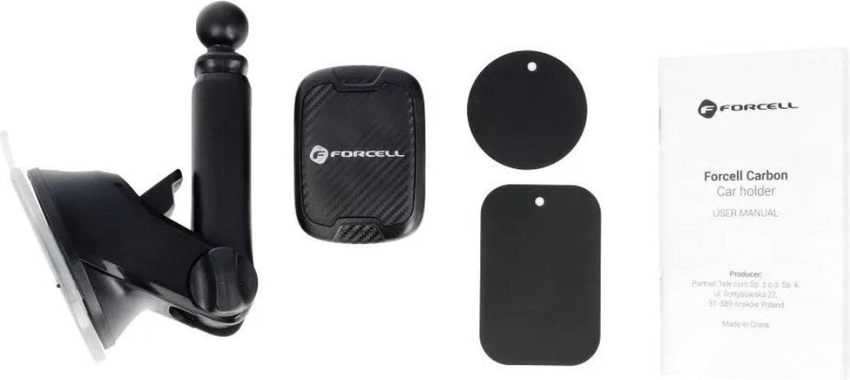 Forcell Magnetische Telefoonhouder Auto met zuignap