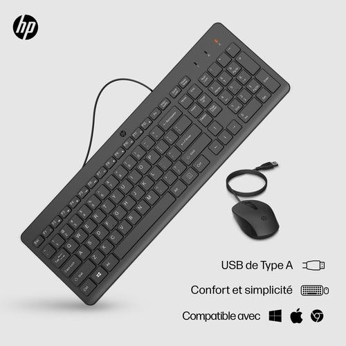 HP 150 Wired Keyboard en Mouse