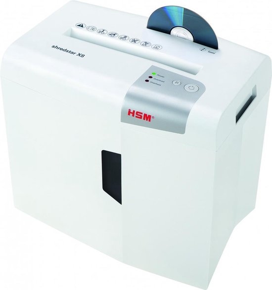HSM Shredstar X8 Shredder White