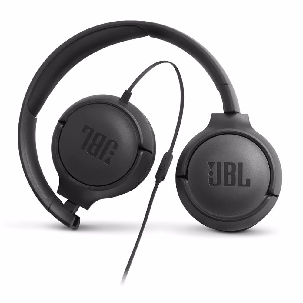 JBL Tune 500 Black Bekabeld