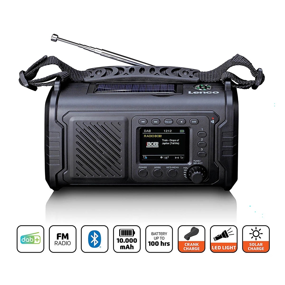 Lenco Draagbare Noodradio