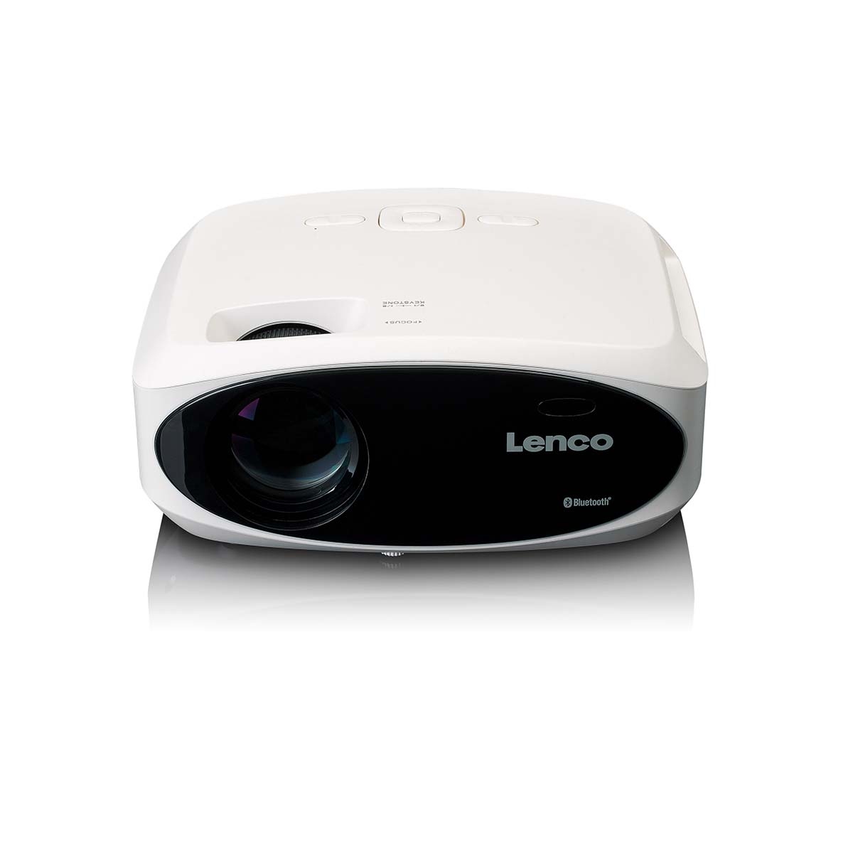 Lenco Full HD 1080P LCD-projector met Bluetooth® Wit