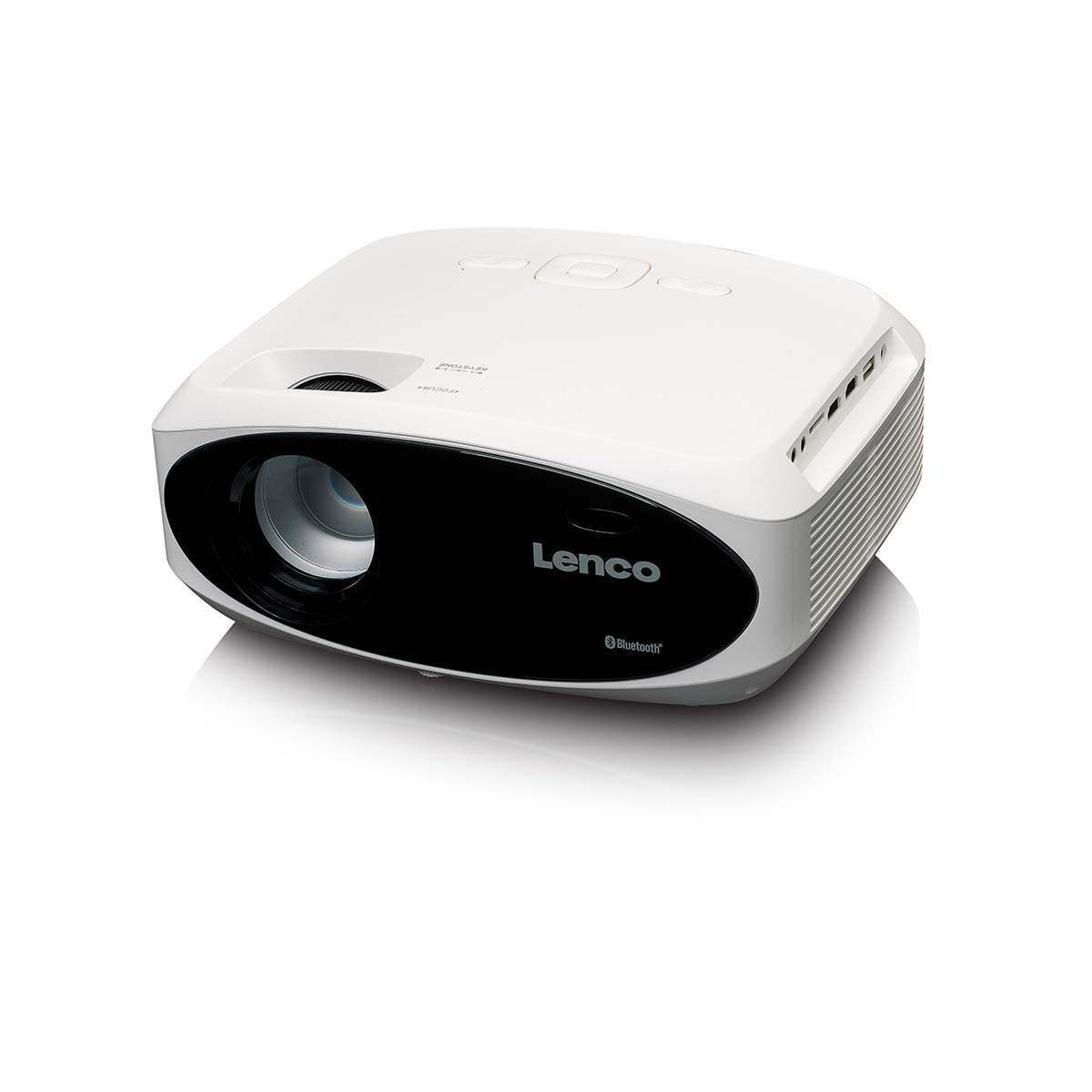 Lenco Full HD 1080P LCD-projector met Bluetooth® Wit