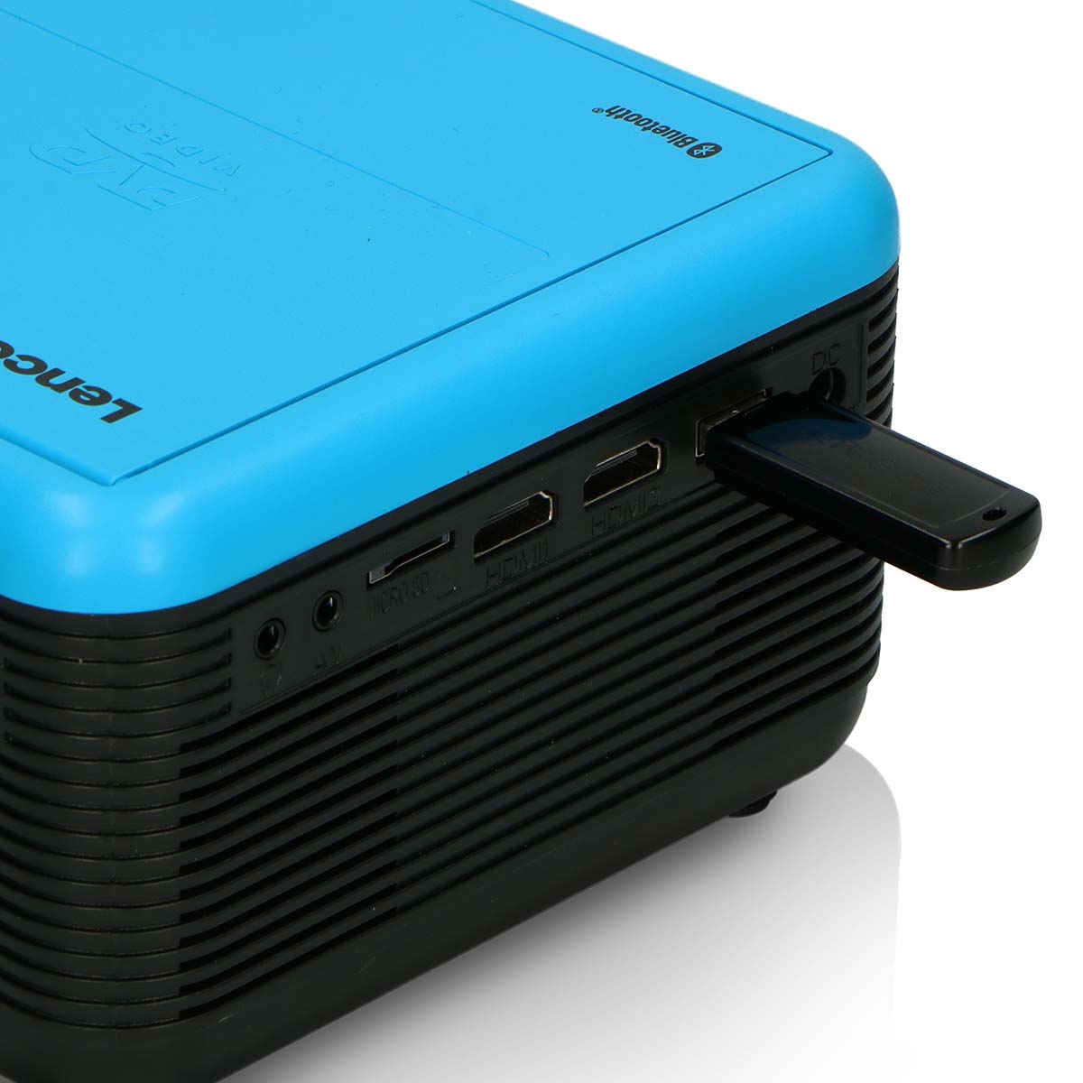 Lenco LCD Projector met DVD-speler en Bluetooth® Blue