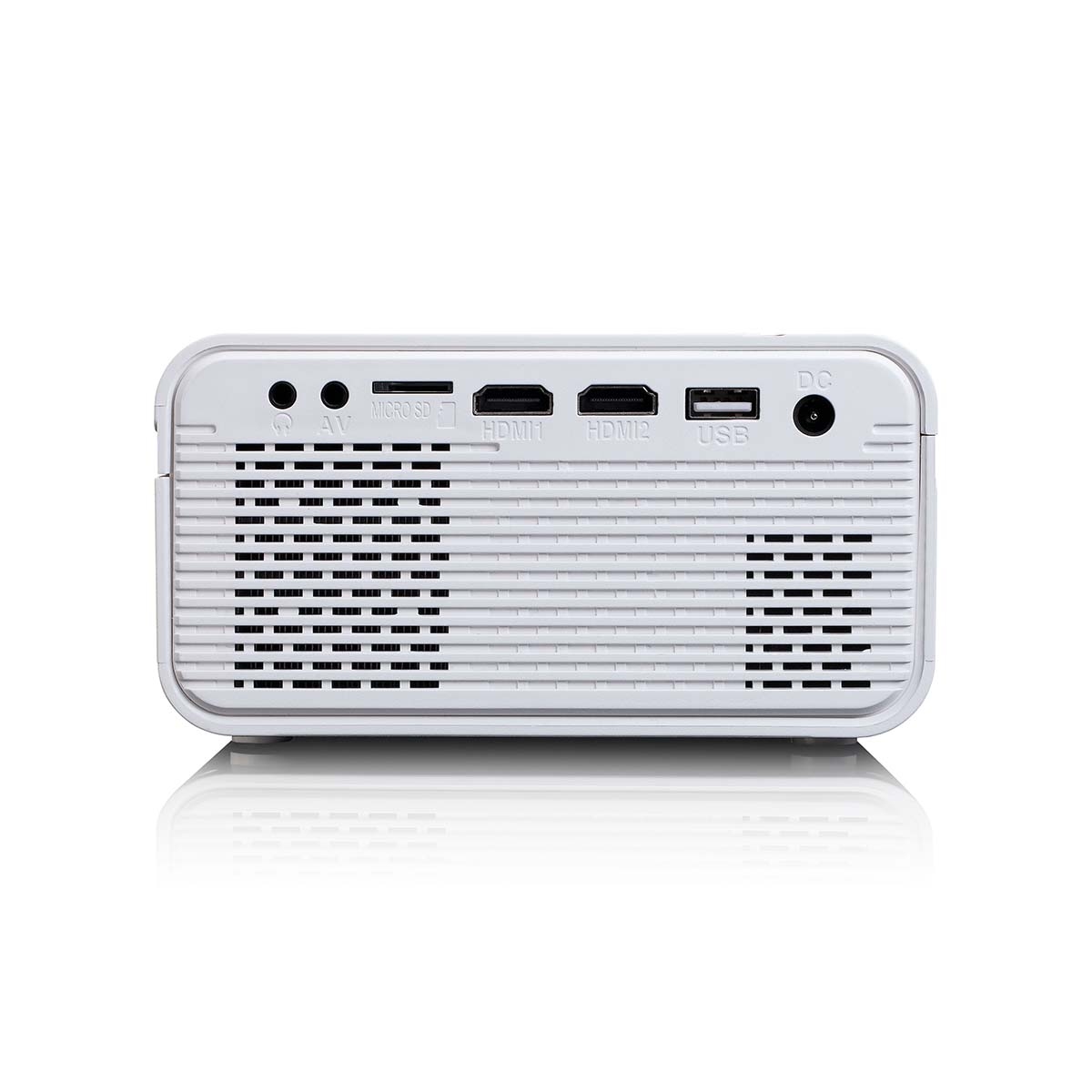 Lenco LCD Projector met hoge resolutie, ondersteunt Full HD 1080P inhoud Wit