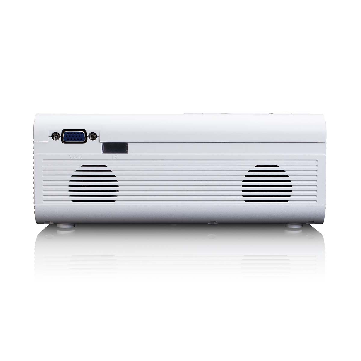 Lenco LCD Projector met hoge resolutie, ondersteunt Full HD 1080P inhoud Wit