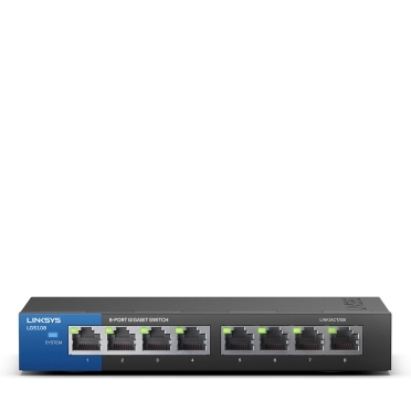 Linksys LGS108 8-poorts Desktop Gigabit-switch