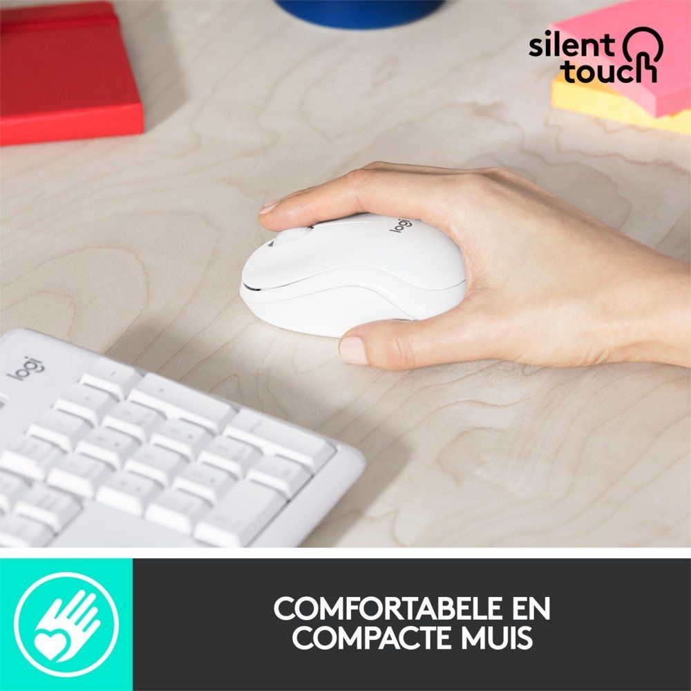 Logitech Silent Wireless Combo MK295 White