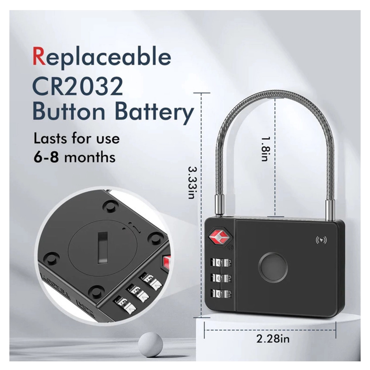 MiLi MiLock smart anti loss zwart