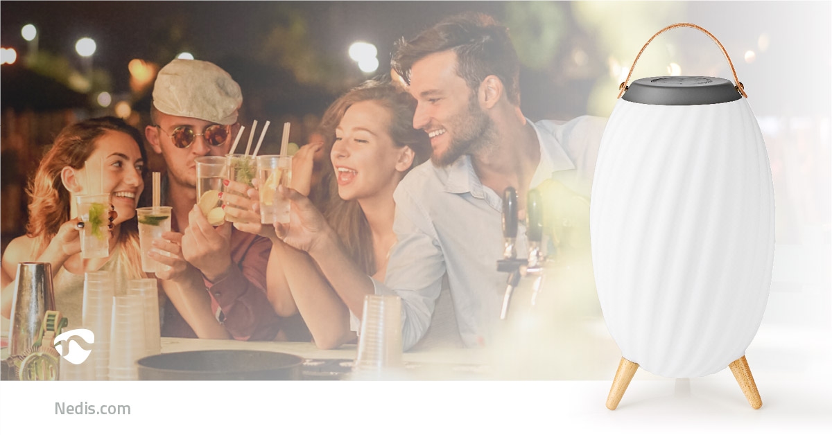 Nedis Bluetooth® Speaker met Sfeerverlichting