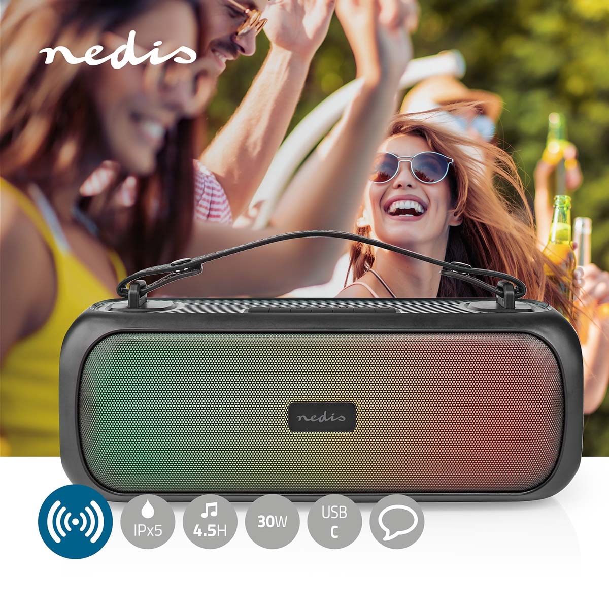 Nedis Bluetooth Party BoomBox