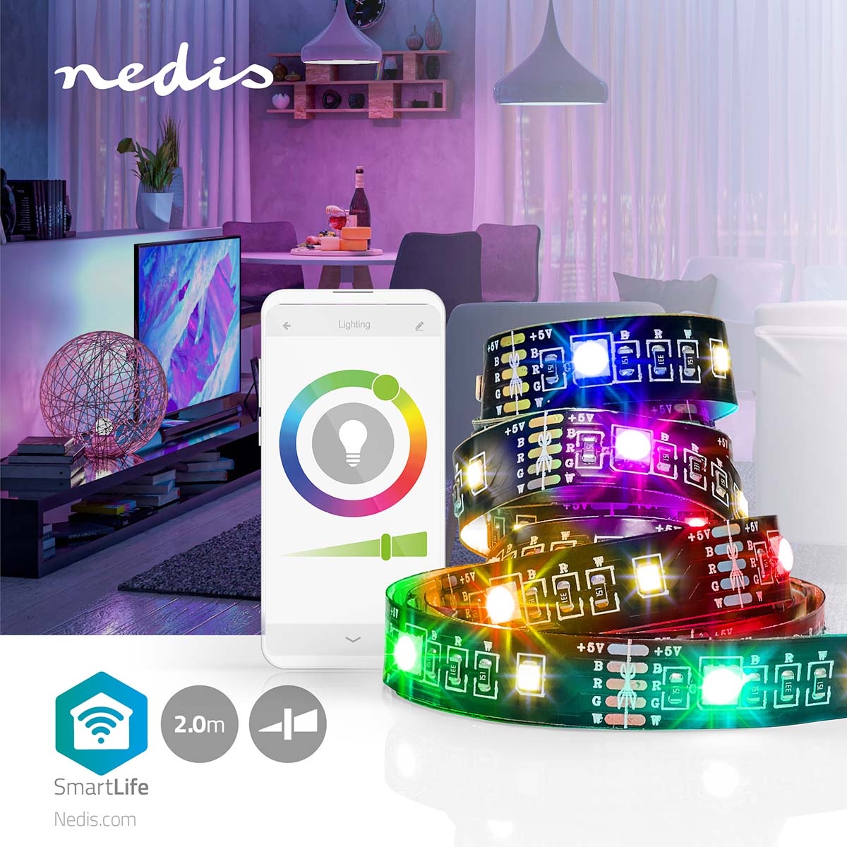 Nedis Bluetooth RGB TV LED Strip