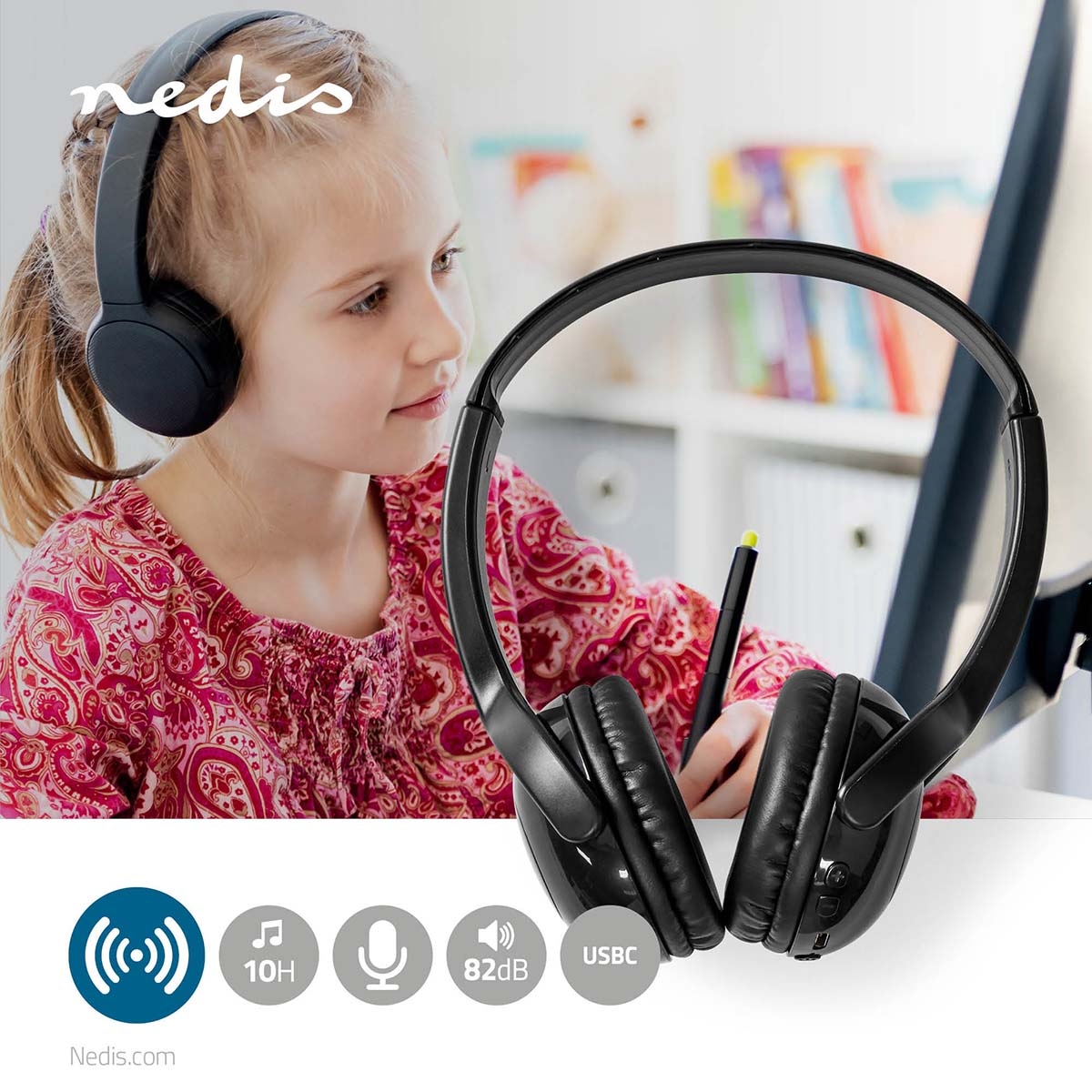 Nedis Childeren On-Ear Headphones