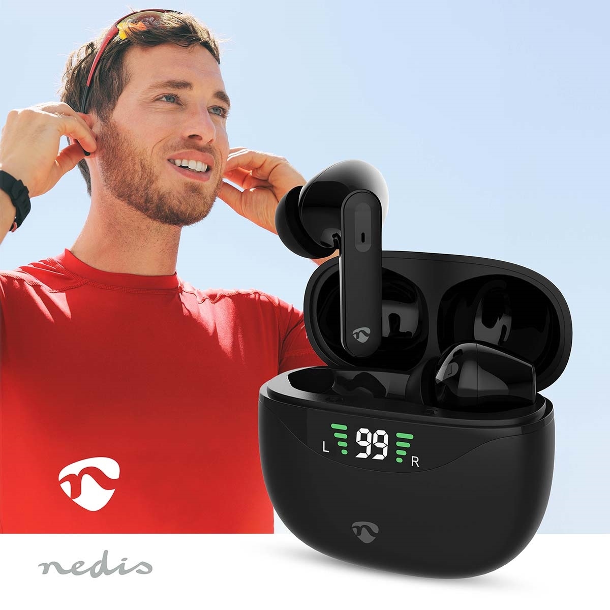 Nedis Fully Wireless Earphones met ANC