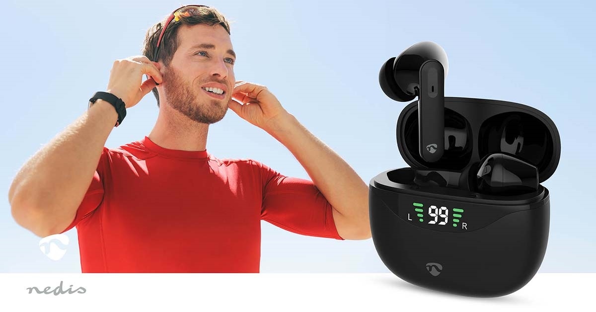 Nedis Fully Wireless Earphones met ANC