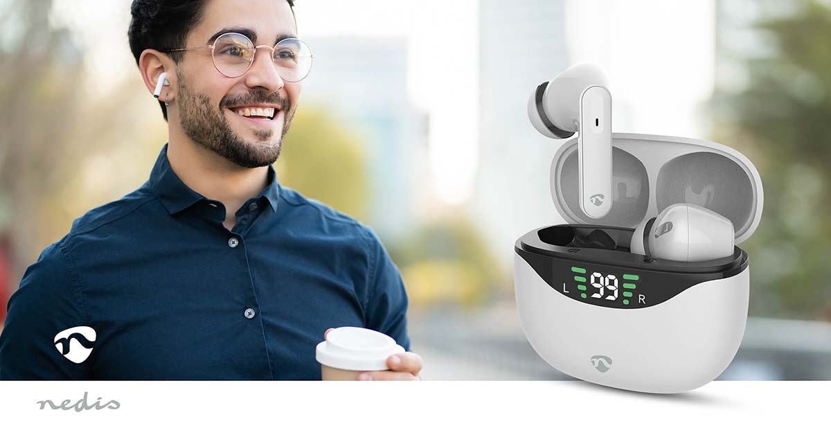 Nedis Fully Wireless Earphones met ANC